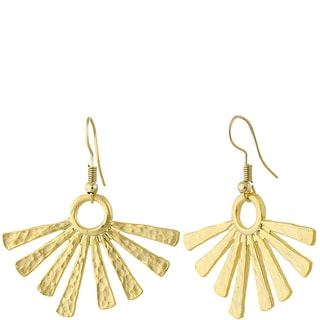 Boucles d'oreilles pendantes - Laiton plaqué or