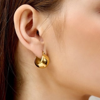 Boucles d'oreilles - Laiton doré plaqué or