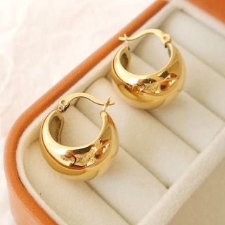 Boucles d'oreilles - Laiton doré plaqué or