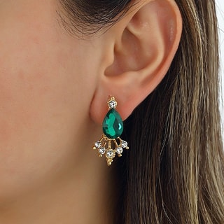 Boucles d'oreilles - Laiton plaqué or