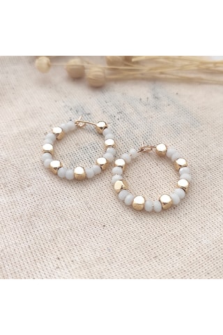 Boucles d'oreilles - Laiton plaqué or 