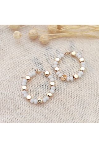 Boucles d'oreilles - Laiton plaqué or 