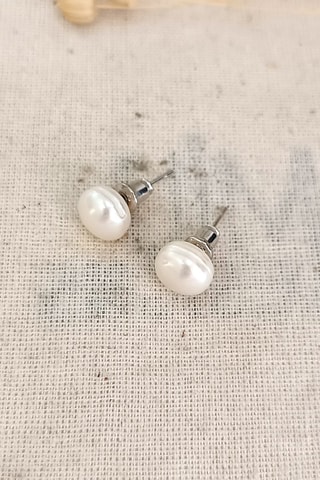 Puces - Plaqué or jaune et perles de culture