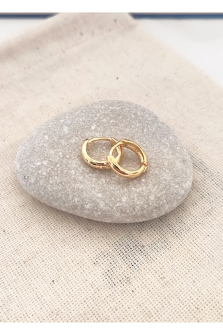 Créoles dorées à l’or fin jaune