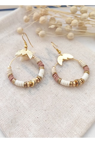 Boucles d’oreilles dorées à l’or fin jaune