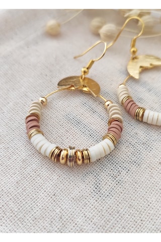 Boucles d’oreilles dorées à l’or fin jaune