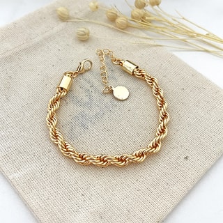 Bracelet - Laiton plaqué or 