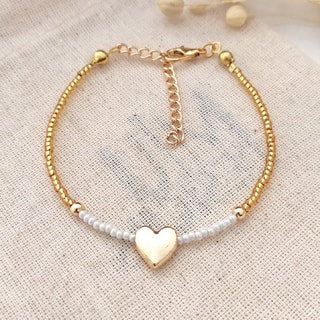 Bracelet - Laiton plaqué or 