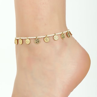 Bracelet de cheville - Laiton plaqué or