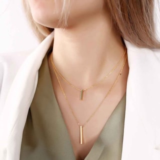 Collier - Laiton plaqué or 