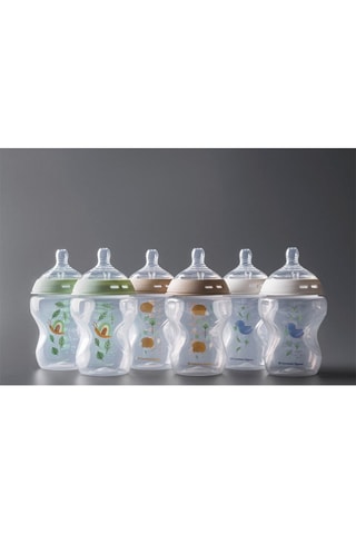 6 biberões sem BPA Deco - Desde o nascimento - 260 ml