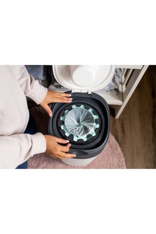 Recipiente para fraldas com recarga T&C Rosa 