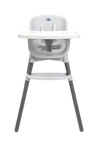 Cadeira alta Polly Zest - Branco e cinzento