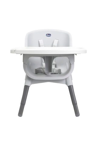 Cadeira alta Polly Zest - Branco e cinzento