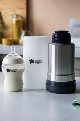 Garrafa térmica para biberão de viagem em aço inoxidável - Sem BPA