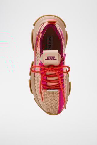 Baskets - Beige et corail