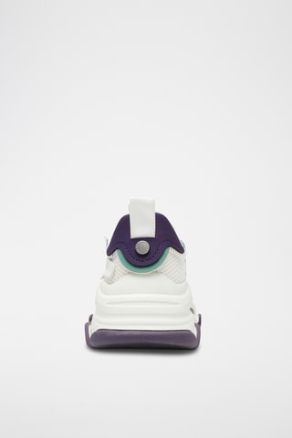 Baskets - Blanc et vert émeraude