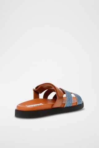 Sandales en jean - Camel