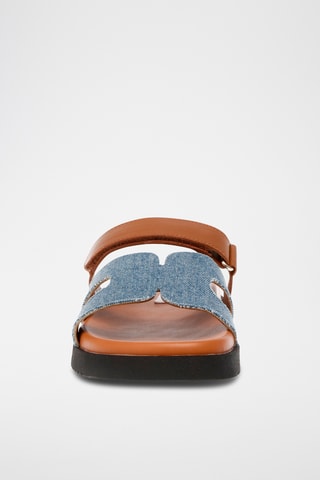 Sandales en jean - Camel