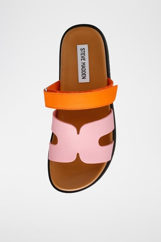 Sandales - Orange et rose