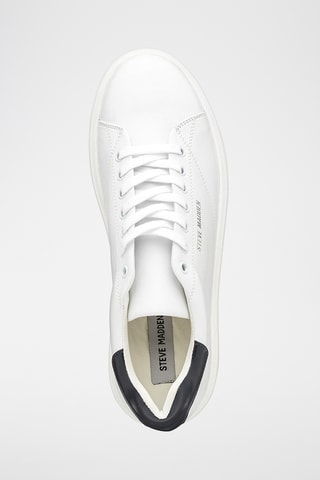 Baskets plateformes en cuir - Blanc