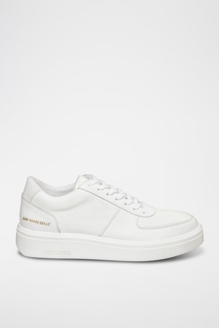 Baskets plateformes en cuir - Blanc