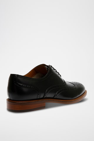 Richelieus en cuir - Noir