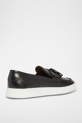 Mocassins en cuir - Noir