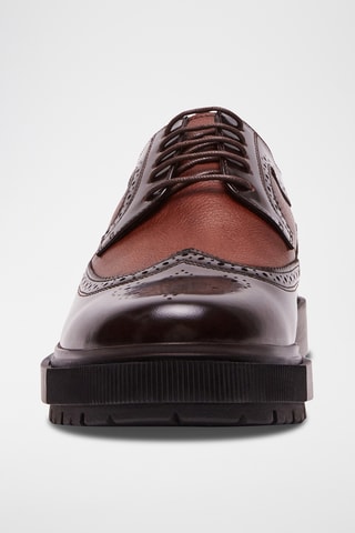 Derbys en cuir - Marron