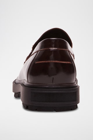 Derbys en cuir - Marron