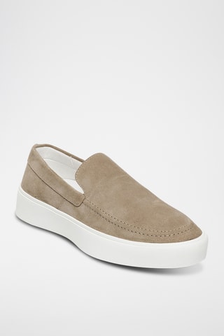 Mocassins en nubuck - Taupe