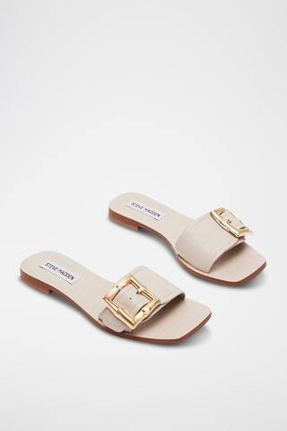 Mules en cuir - Beige