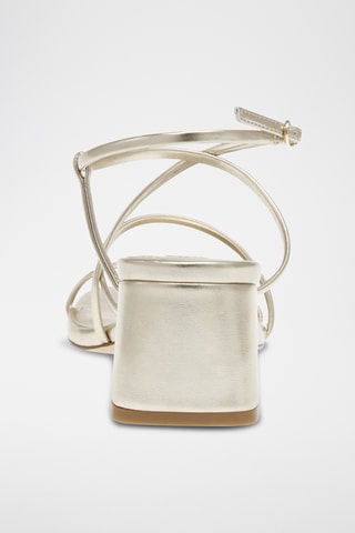 Sandales à talons - Doré