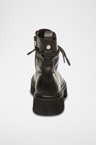 Bottines en cuir - Noir