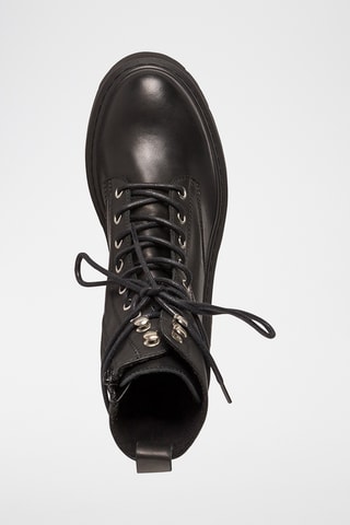 Bottines en cuir - Noir