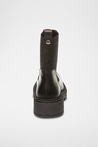 Bottines Chelsea en cuir - Noir