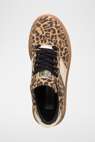 Baskets en nubuck - Camel