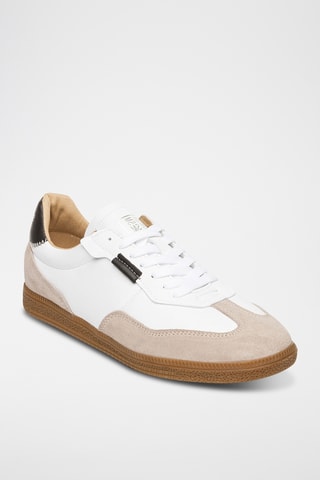 Baskets en nubuck - Blanc