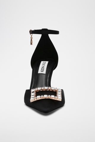 Escarpins en satin - Noir