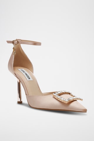 Escarpins en satin - Doré