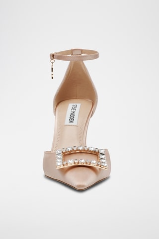 Escarpins en satin - Doré