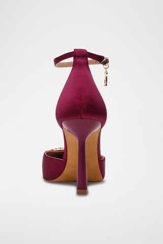 Escarpins en satin - Bordeaux