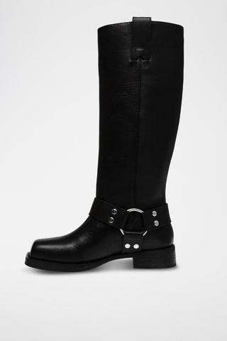 Bottes en cuir - Noir