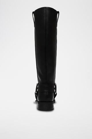 Bottes en cuir - Noir