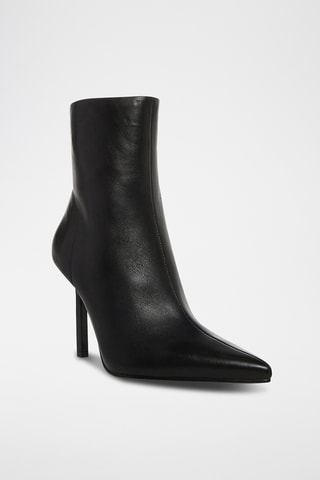 Bottines en cuir - Noir