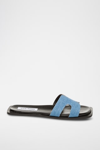 Mules en jean - Bleu clair