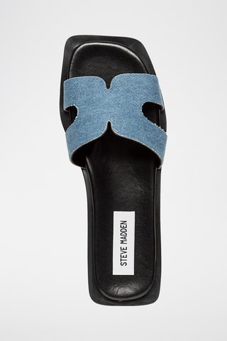 Mules en jean - Bleu clair