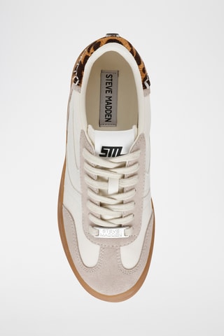 Baskets plateformes en cuir - Blanc