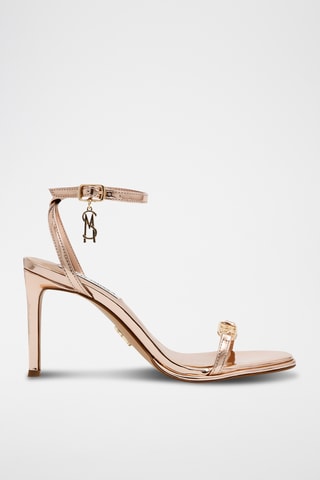 Sandales à talons - Doré rose