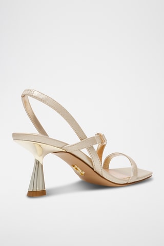 Sandales à talons - Doré